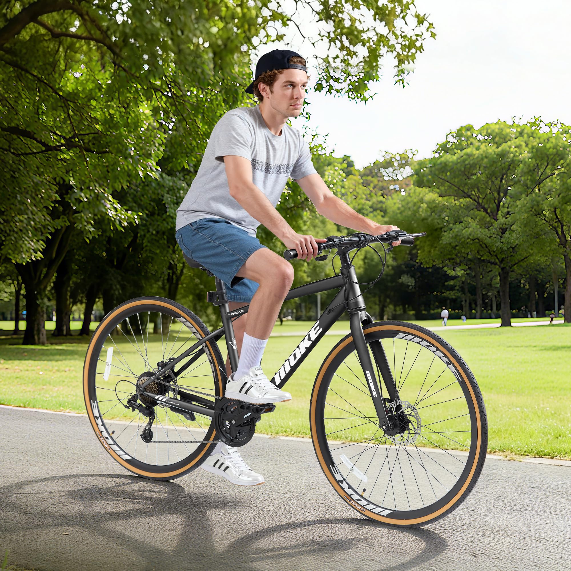 24-Speed Hybrid Bike