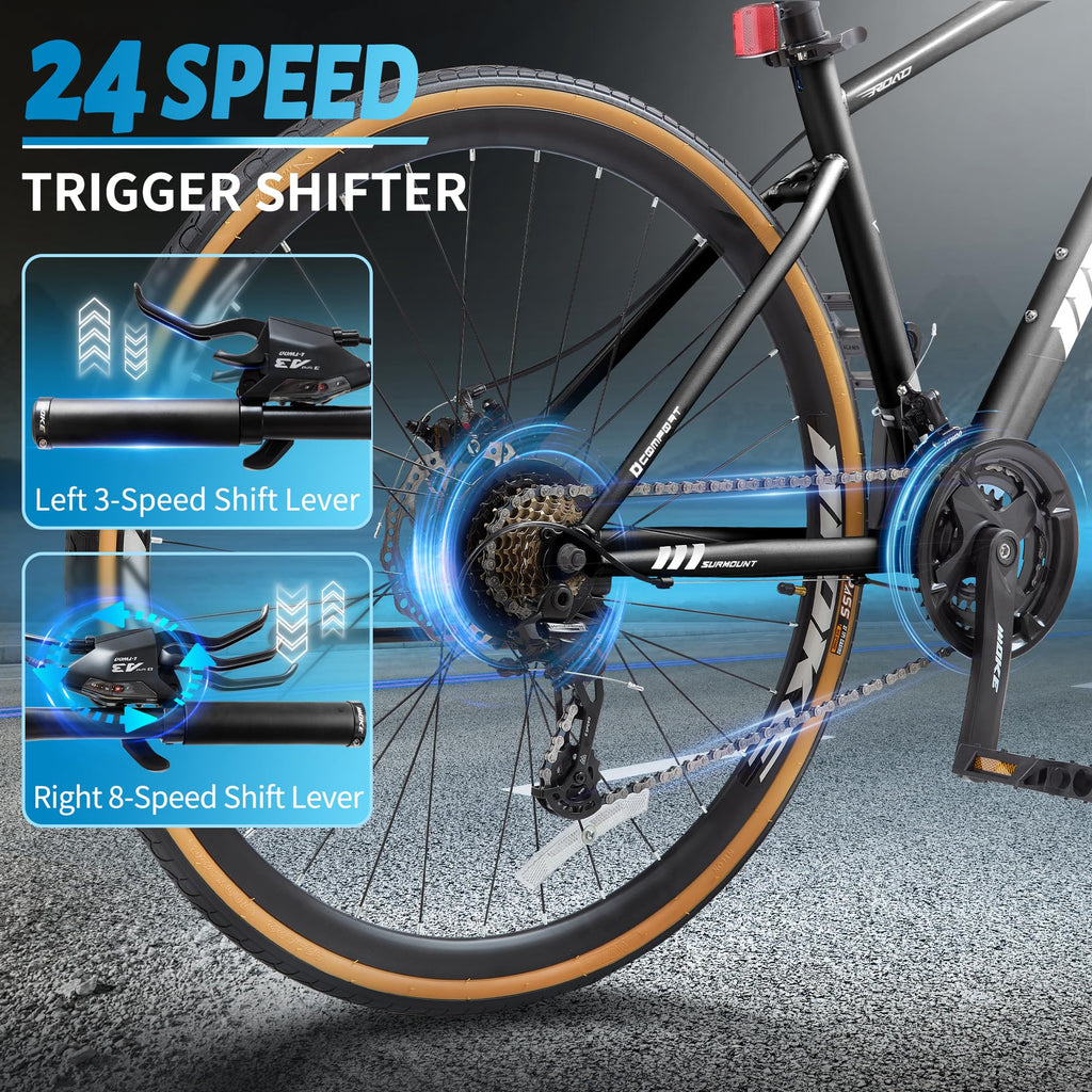 24-Speed Hybrid Bike